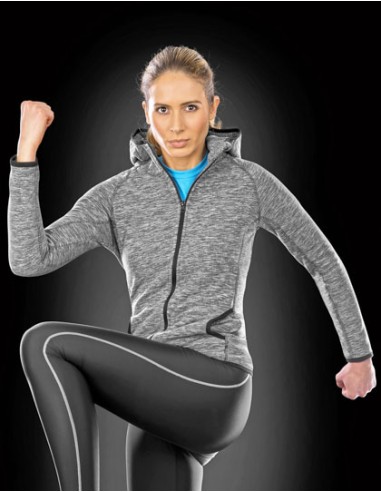 SPI-S245F-Womens Microfleece Hoodi